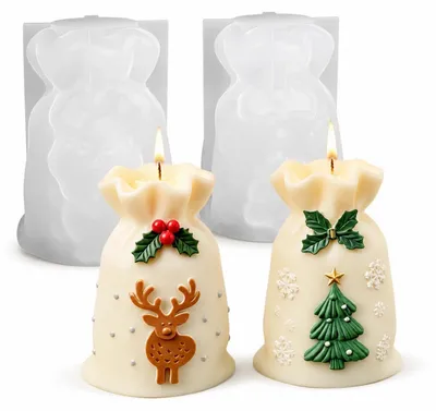 Produktbild von Silikonformen Weihnachten Tannenbaum & Rentier 2er Set