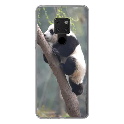 Produktbild von MuchoWow® Handyhülle Schutzhülle Hülle für Huawei P40 Lite Panda - Tier - Baum Silikon Softcase Handy Hülle - Handy