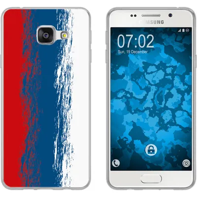 Produktbild von PhoneNatic Case kompatibel mit Samsung Galaxy A5 (2016) A510 Silikon-Hülle WM Russland M9