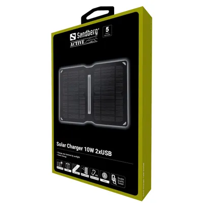 Obrázek produktu pro Solární nabíječka Sandberg 10W 2xUSB