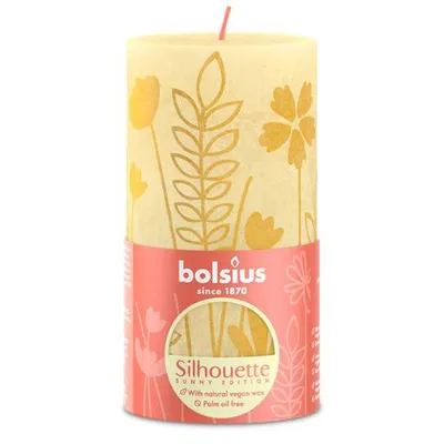 Image de Bolsius Rustik Bougie Silhouette Été 130/68mm