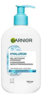 Image de Gel nettoyant Garnier SkinActive à l'acide hyaluronique et à l'aloe vera 250 ml