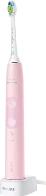 Image de Philips 4500 series ProtectiveClean 4500 HX6836 Brosse à dents sonique électrique, Adulte, Brosse à dents sonique, Soins quotidiens, Blanchiment, 62000 mouvements par minute, Rose, 2 min