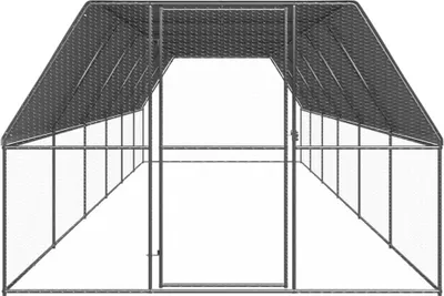 Obrázek produktu pro vidaXL Venkovní klec pro kuřata 3x12x2 m Pozinkovaná ocel