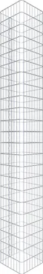 Produktbild von Gabionensäule eckig 42 cm x 42 cm, 230 cm Höhe, MW 5 cm x 10 cm