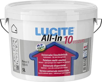 Produktbild von LUCITE® All-In 10 VELOURS Wandfarbe Inhalt: 5 Liter