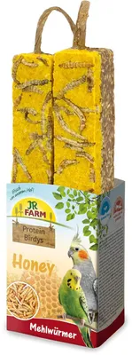 Immagine prodotto di JR Farm Birds Protein-Birdys Honey Vermi della farina 150 g - 7 confezioni