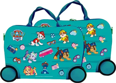 Produktbild von Nickelodeon Paw Patrol Koffer mit Rollen, klein, türkis