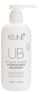 Productafbeelding van Keune, UB After Blonde, Haarbehandeling conditioner, voor intensieve verzorging, geschikt voor gekleurd haar, 500 ml