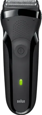 Obrázek produktu pro Braun Series 3 300s, Planžetový holicí strojek, Černá, LED, Výkon, Baterie, Nikl-metal hydridová (NiMH)