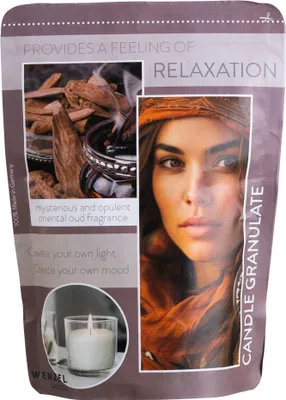 Produktbild von Kerzen-Sandgranulat mit Duft, Set mit 4 Dochten Relaxation