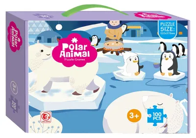 Produktbild von Kinder-Puzzle „Südpol“, 100 Teile
