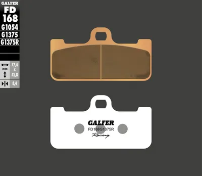Produktbild von Bremsbeläge Galfer FD168G1375R Sinter-Metall Racing SPORT