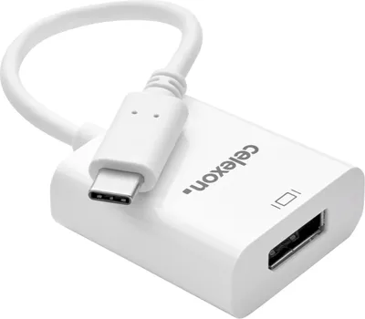 Produktbild von celexon USB-C auf DisplayPort M/F Adapter, weiß