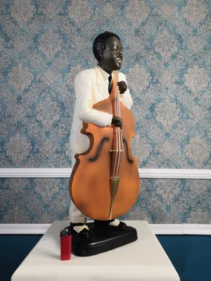 Image de Chanteur Design Figure Statue Décoration Décoration 57 cm Sculpture Nouveau Statues