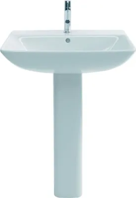 Produktbild von Waschtisch ME by Starck m ÜL m HLB 650x490mm 1 Hahnloch weiß weiß