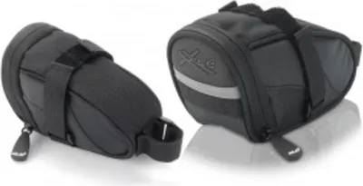 Produktbild von XLC Satteltasche BA-S59 13,5x6,4x8,4cm 0,3ltr, schwarz/anthrazit