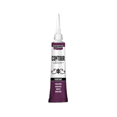 Zdjęcie produktu dla Konturówka PENTART, 20 ml, oberżyna