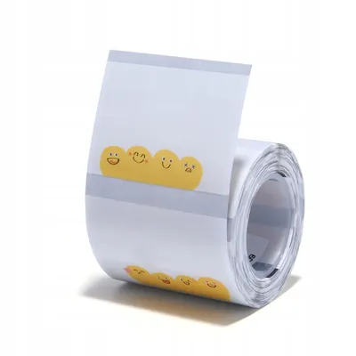 Image de NIIMBOT Étiquettes autocollantes 41x31mm rondes TRANSPARENTES 220 pièces pour B21/B3S/B1