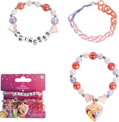 Zdjęcie produktu dla Bransoletka Disney Princess dla dzieci - Bransoletka dla dziewczynki i biżuteria dziecięca