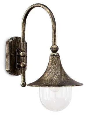 Immagine prodotto di Applique Arco Rustica-Country Cima Alluminio Nero 1 Luce E27