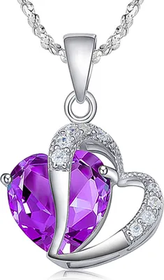 Produktbild von Damen Halskette Herz Heart Anhänger 925 Sterling Silber Geschenk Geschenkbox Autiga® silber