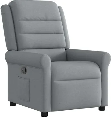 Produktbild von vidaXL Relaxsessel Hellgrau Stoff
