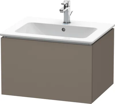Produktbild von Waschtischunterbau L-CUBE 620x481x400mm flannel grey seidenmatt flannel grey seidenmatt