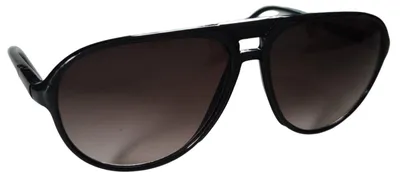 Schwarze Designer Unisex-Sonnenbrille