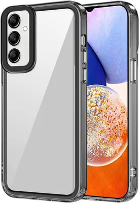 Zdjęcie produktu dla Pokrowiec König Design kompatybilny z plastikowym, miękkim etui na telefon komórkowy - etui na telefon komórkowy przezroczyste, czarne