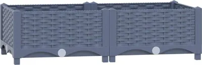Obrázok produktu pre vidaXL Hochbeet 80x40x23 cm Polypropylén