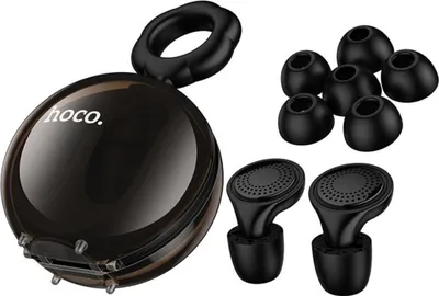 Obrázek produktu pro Špunty do uší Hoco (velikost S, M, L) M201 černé