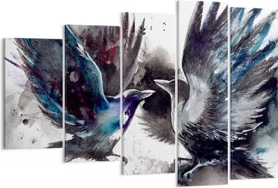 Produktbild von Bild auf Leinwand - Leinwandbild - Vogel Natur Feder - 150x100cm - Wand Bild - Wanddeko - Leinwanddruck - Bilder - Kunstdruck - Wanddekoration - Leinwand bilder - Wandkunst - EG150x100-3761