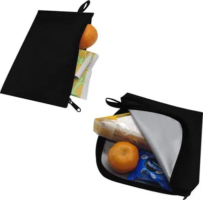 Produktbild von Famanu Snackbeutel Wiederverwendbare Tiefkühlbeutel - Schwarz