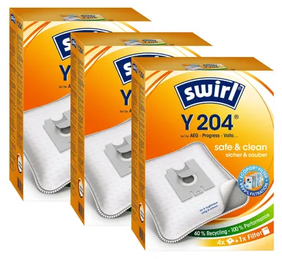 Produktbild von 3 x Swirl Y 204 MP Plus AirSpace Staubsaugerbeutel Staubbeutel Microvlies