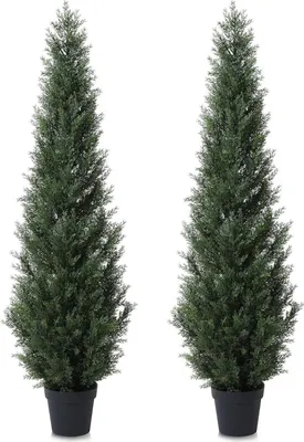 Obrázok produktu pre Umelý céder 155 cm veľký - umelá rastlina ako skutočná - balenie 2 ks
