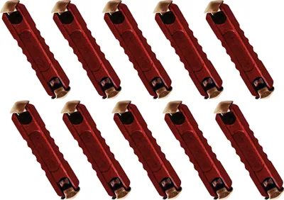 Image de baytronic 10x fusible automobile rouge 16A