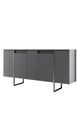 Produktbild von Skye Decor, Luxe - Anthracite, Silver, Wohnzimmerschränke, Anthrazit, 160 x 80 x 35 cm