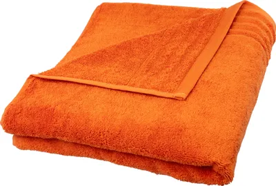 Produktbild von Traumschloss Frottier-Line Premium Duschtuch 70 x 140 cm orange 100% ägäische Baumwolle mit 600g/m²