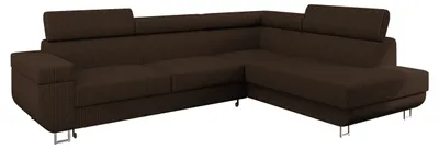 Produktbild von MIRJAN24 Ecksofa Fonti Cord, Eckcouch mit Schlaffunktion und Bettkasten, L-Form Sofa vom Hersteller (Poso 06, Seite: Rechts)