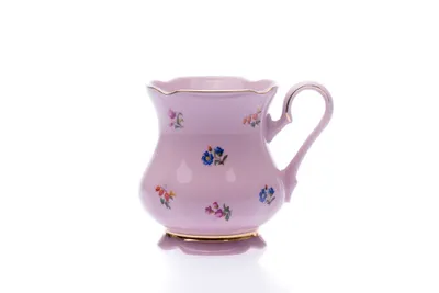Produktbild von Becher aus rosa Porzellan, 0,25 l, Leander