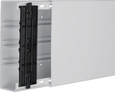 Zdjęcie produktu dla Hager FB6019007035, Kanał kablowy, Jasny Szary, Polichlorek winylu (PVC), 190 mm, 61 mm