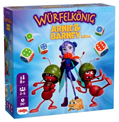 Productafbeelding van HABA Würfelkoning – Arnie & Barnie – Strategisch dobbelspel voor kinderen vanaf 8 jaar