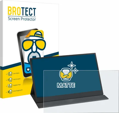 Produktbild von BROTECT Schutzfolie für Yodoit PTM15 15.6" Displayschutz Displayschutzfolie Folie Matt Entspiegelungsfolie