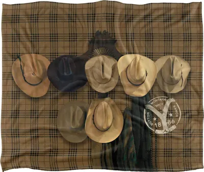 Obrázek produktu pro Yellowstone - deka "Hats Off", hedvábná, superměkká TV23671 (jedna velikost) (barevná)