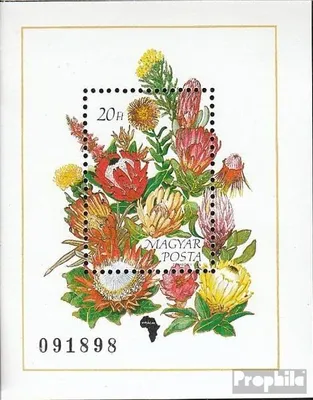 Produktbild von Briefmarken Ungarn 1990 Mi Block208A (kompl.Ausg.) gestempelt Silberbaumgewächse
