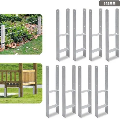 Zdjęcie produktu dla Zestaw śrub w kształcie litery H do zastosowań zewnętrznych, 141 mm, 8 sztuk, solidny, trwały, idealny do pergoli