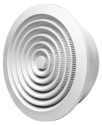 Productafbeelding van Europlast NGA150, rond plafondventilatie rooster, Ø 150 mm, wit