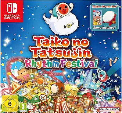 Produktbild von BANDAI NAMCO Entertainment Taiko no Tatsujin: Rhythm Festival, Nintendo Switch, E (Jeder)