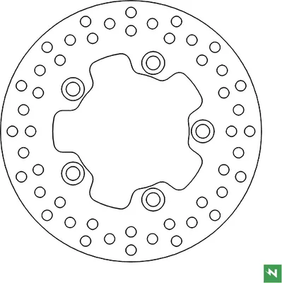 Produktbild von Bremsscheibe DF4131A (4 mm) ,starr Ø aussen/innen: 200/90 mm, Lochkreis: 110 mm 5-Loch (10,5 mm)
